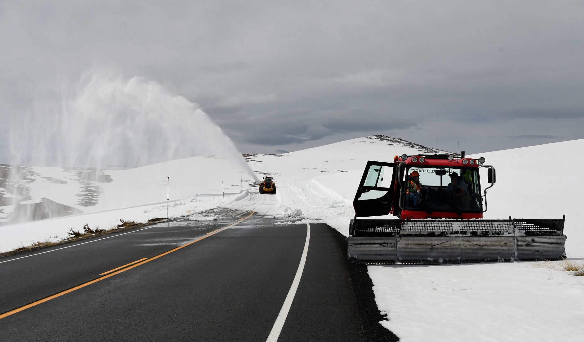 Clearing the Beartooth Pass